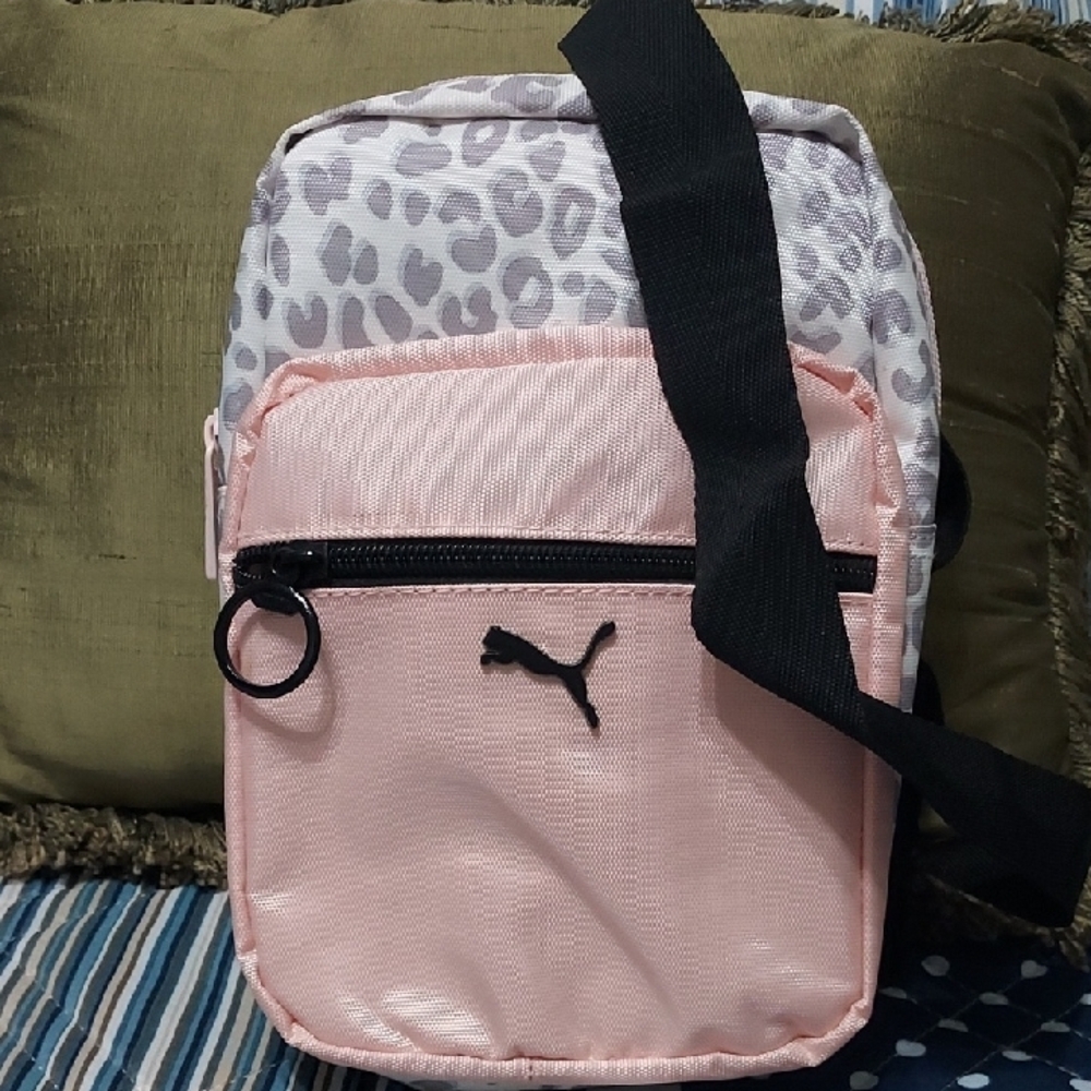 Puma Pink and Gray Women's Bag